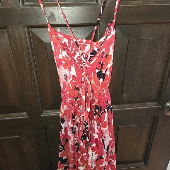 Tiare Hawaii Red Floral Maxi Dress - Picture 4 of 6